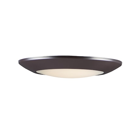Maxim Lighting Diverse LED 1-Light 9.25" Wide Bronze Flush Mount Light 57850WTBZ